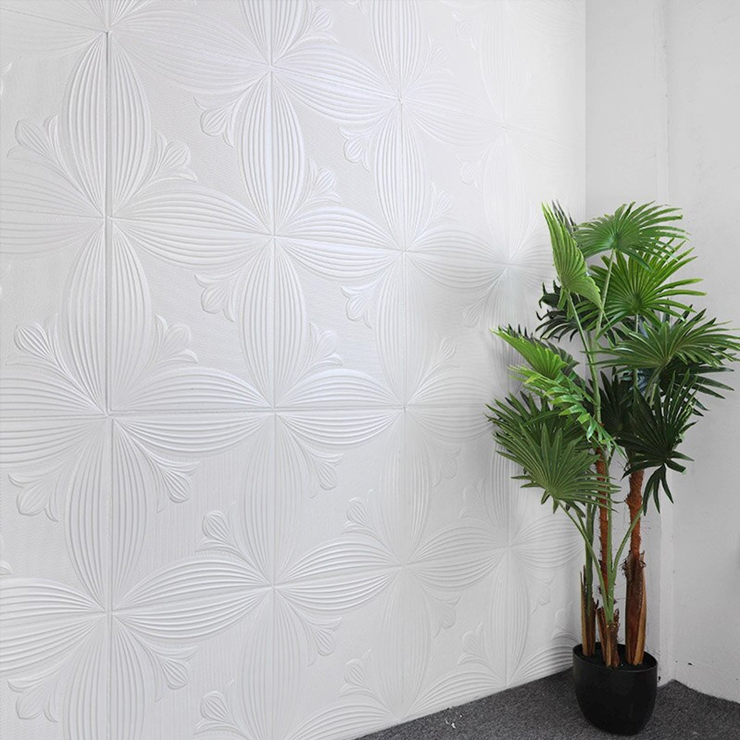 9276 Wallpaper 3D Foam Wallpaper Sticker Panels I Ceiling Wallpaper For Living Room Bedroom I Furniture, Door I Foam Tiles (Square Design) DeoDap 9276 Wallpaper 3D Foam Wallpaper Sticker Panels I Ceiling Wallpaper For Living Room Bedroom I Furniture, Door I Foam Tiles (Square Design) DeoDap